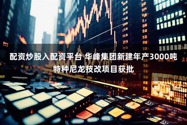 配资炒股入配资平台 华峰集团新建年产3000吨特种尼龙技改项目获批
